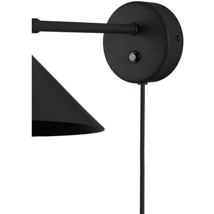 Globen Lighting wandlamp Cannes, zwart, Ø 20 cm
