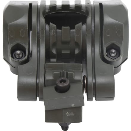 25mm Helmet Flashlight Mount Clip Flashlight Holder Portable Torch Plastic Clamp Bracket black