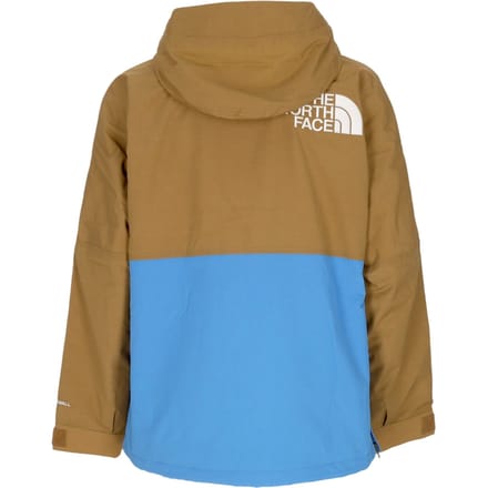Pull-on windjack voor heren 78 Low-fi Hi-tek windjammer Utility Brown/super Sonic Blue