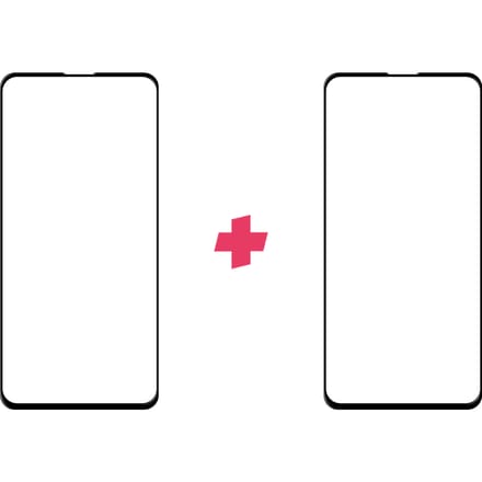 DuoPack: Xiaomi Mi 9T Pro screenprotector gehard glas Edge to Edge