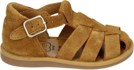 pom d'api - POPPY DADDY - SandalenJongensKindersandalen - Kleur: Cognac - Maat: 19
