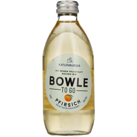 Katlenburger Bowle-To-Go Pfirsich 5% Vol. 0,33l