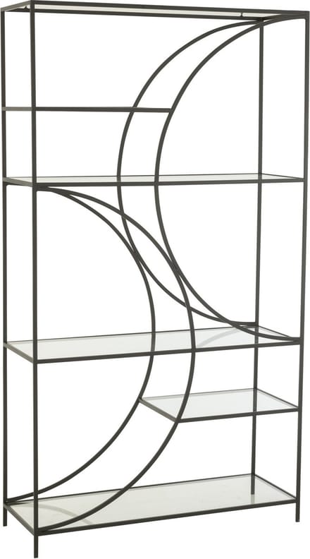 J-Line rek Nyr - ijzer - zwart