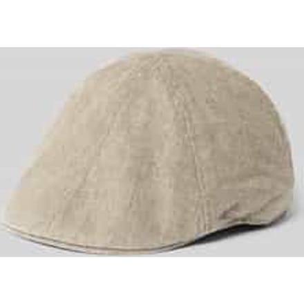 camel active Platte pet van linnenmix - Maat menswear-M - Steen grijs