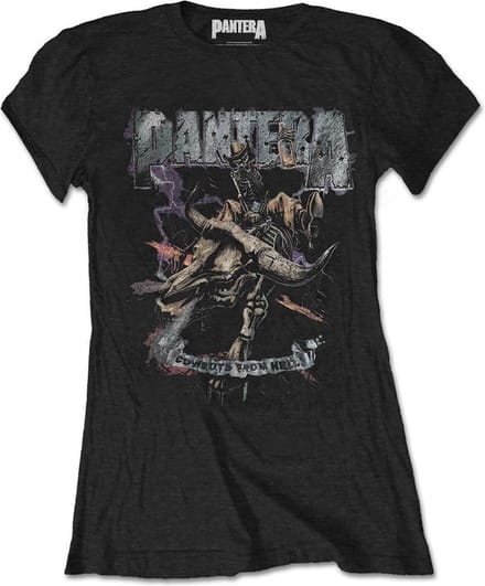 Pantera - Vintage Rider Dames T-shirt - M - Zwart