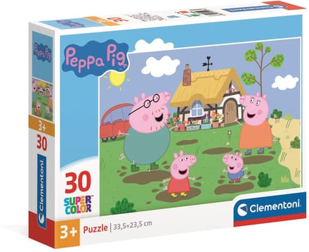 Clementoni - Puzzel - 30 Stukjes - Peppa Pig - Kinderpuzzel - Vanaf 3 jaar