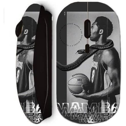 Souris sans fil - MANIACASE - Kobe Bryant - Noir - Nano récepteur USB - Connectivité sans fil