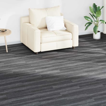 vidaXL - Vloerplanken - Zwart - en - Wit - 2,51 - m² - 18 - st - PVC