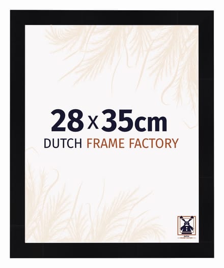 Fotolijst 28x35 cm - MDF - Zwart Hoogglans - Praag