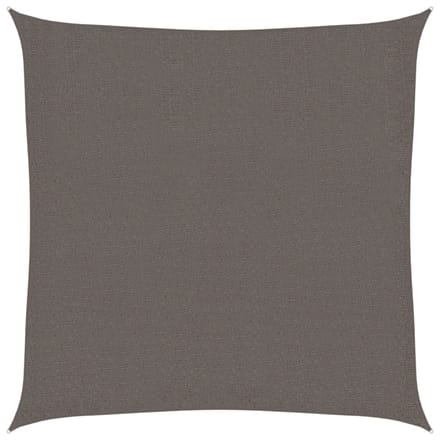 vidaXL - Zonnescherm - HDPE - vierkant - 2x2 - m - antraciet
