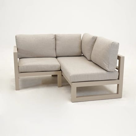Vita Grosso 2-zits bank rechts+ hoek beige