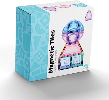 Learn and Grow Magnetische Tegels Pastel - Dome Pakket 22 delig