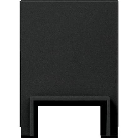 Gira Adapter Kabeldoorvoerkanaal 13 x 25mm Systeem 55 Zwart - 1068005 [2 stuks]