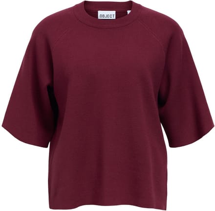 Object objreynard 2/4 knit pullover noos 23045103 windsor wine