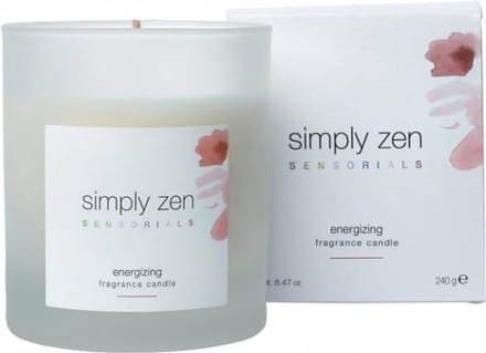 Simply Zen Sensorials Energizing Scented Candle.