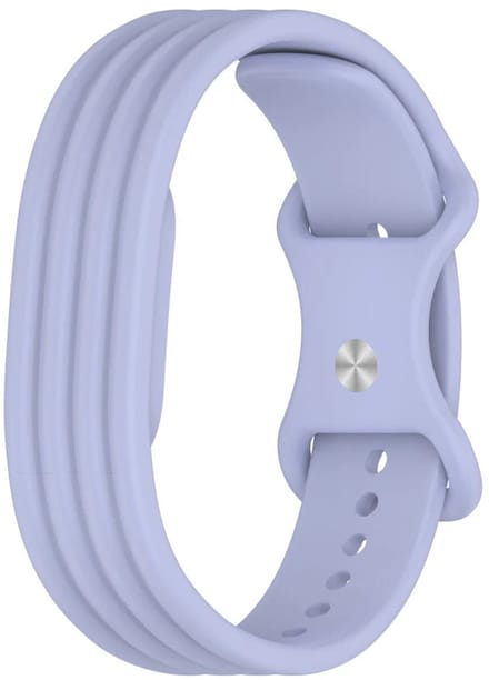 Strap-it Siliconen Bandje geschikt voor Fitbit Air - Lila/Lichtpaars