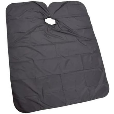 Cape de Coupe de Cheveux Noire Imperméable Respirante Réglable Cape de Coiffure pour Salon de Coiffure gray