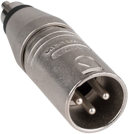 Neutrik NA2MPMM XLR (m) - RCA (m) adapter