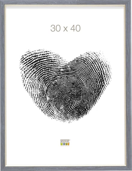 Deknudt Frames fotolijst S46AF7 - grijze schilderlook - biesje - 30x40