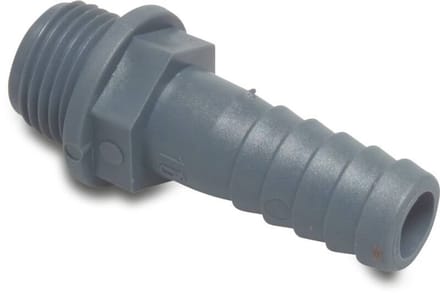 Ubbink Slangpilaar Uitwendig Schroefdraad Ø19 (¾") X Ø25 (1")mm