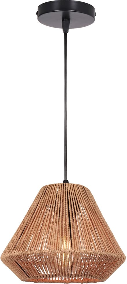 Hanglamp Boho Slaapkamer Kroonluchter Geweven E27 Plafondlamp voor Woonkamer Keuken Hal