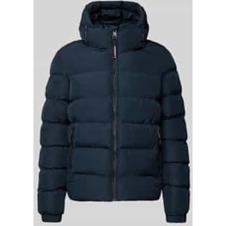 Superdry Pufferjas Hooded Navy - Maat M - Heren - Gewatteerde jassen