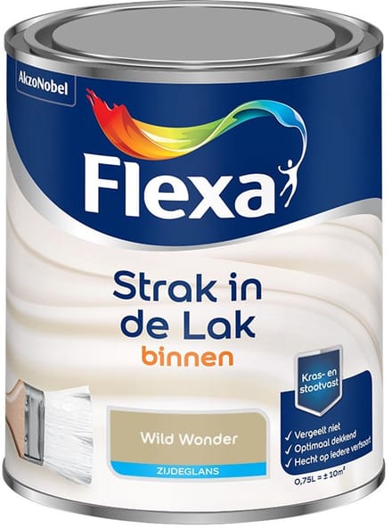 Flexa - Strak In De Lak Binnenlak Zijdeglans - Wild Wonder - Mengverf - 750 Ml