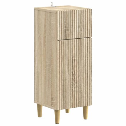 vidaXL - Badkamer - Opbergkast - ARNHEM - Sonoma - Eiken - 30 - x - 31 - x - 80 - cm