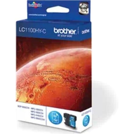 Brother Inktcartridge LC-1100HYC Cyaan Hoge capaciteit