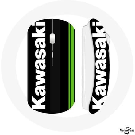 Draadloze muis met Kawasaki-logo