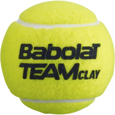 Babolat Team Clay tennisballen - blik van 3 stuks - geel