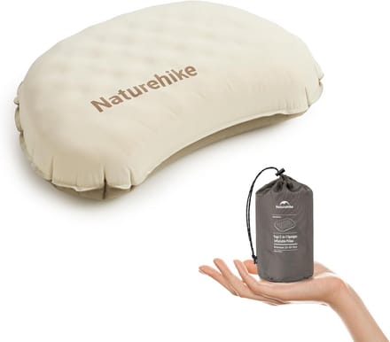 Ultralicht Opblaasbaar Camping Kussen - Ergonomisch en Compact Slaapkussen