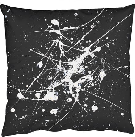 Sierkussens - Kussentjes Woonkamer - 45x45 cm - Verfspatten - Wit - Abstract - Explosie