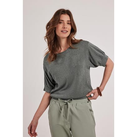 DIDI Dames Pullover Nikki shimmer Green shimmer maat 42/44