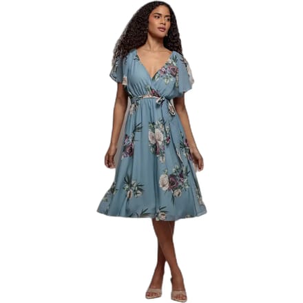 Wikkeljurk Goddiva Floral Printed