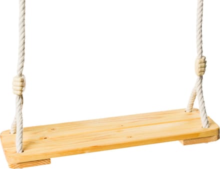 Deko-Play schommelzitje hout verduurzaamd met lijnzaadolie.