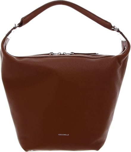 COCCINELLE Leren Schoudertas Mintha Handbag Brule Terracotta