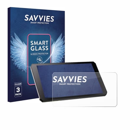 3 Stuks Savvies Screenprotector - geschikt voor RiderNav R7M - beschermfolie glas transparant
