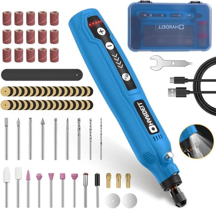 Multifunctioneel Gereedschap - Dremel Gereedschap - Klusjes Thuis - 129 Delige Set - 4 Volt - Blauw