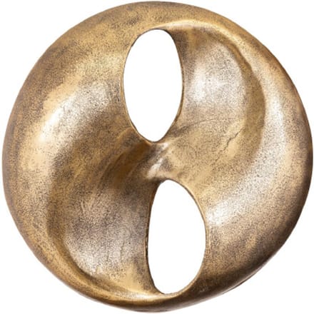 PTMD Wandpaneel Deuie - 45x10x45 cm - Aluminium - Messing