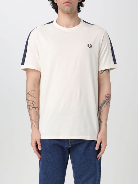 Contrast Taping TShirt - Beige T-Shirts