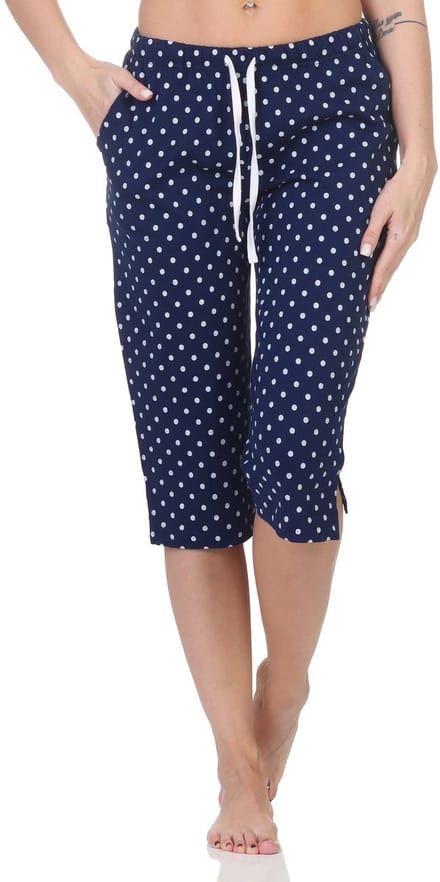 Dames pyjama Capri broek 3/4 lengte - Mix & Match - perfect te combineren