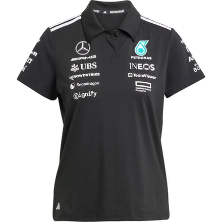 adidas Performance MERCEDES - AMG PETRONAS FORMULA ONE TEAM POLO - Dames - Zwart