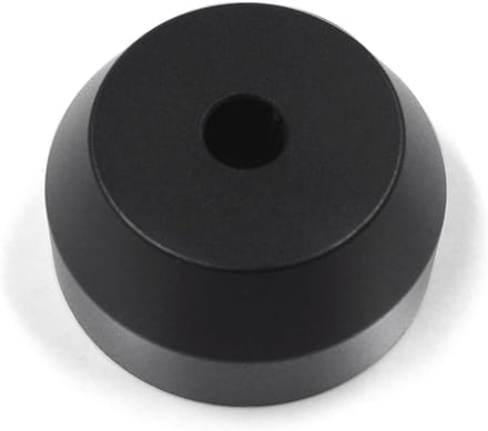 45 RPM Adapter voor 7 Inch Vinyl Record Solid Aluminium Record Adapter (zwart)