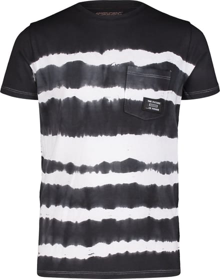 4PRESIDENT T-shirt jongens - Black Tie Dye - Maat 152