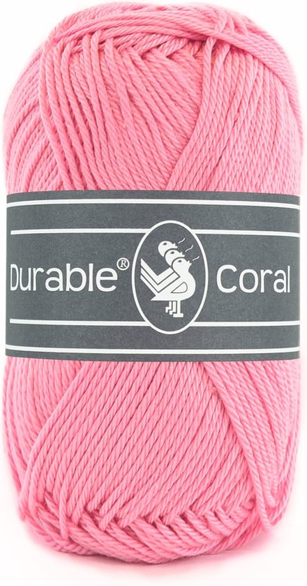 Durable Coral - 232 pink - Gemerceriseerd Katoen Garen