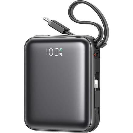 Externe Batterij Joyroom JR-PBF27, 10000mAh, 22.5W, QC + PD, 1 x Lightning - 2 x USB-C, Zwart