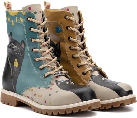 Goby Cool Cat Dames Laarzen – Handmade – Vegan Leer – Maat 37