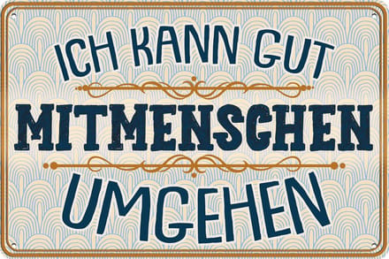 Grappig Kantoorbord - Decoratief voor kantoor - 30 x 20 cm - Metaal