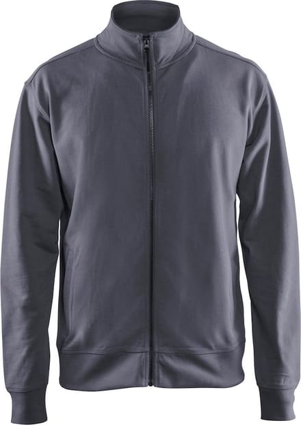 Blåkläder 3371-1158 Sweatshirt met rits Grijs maat S